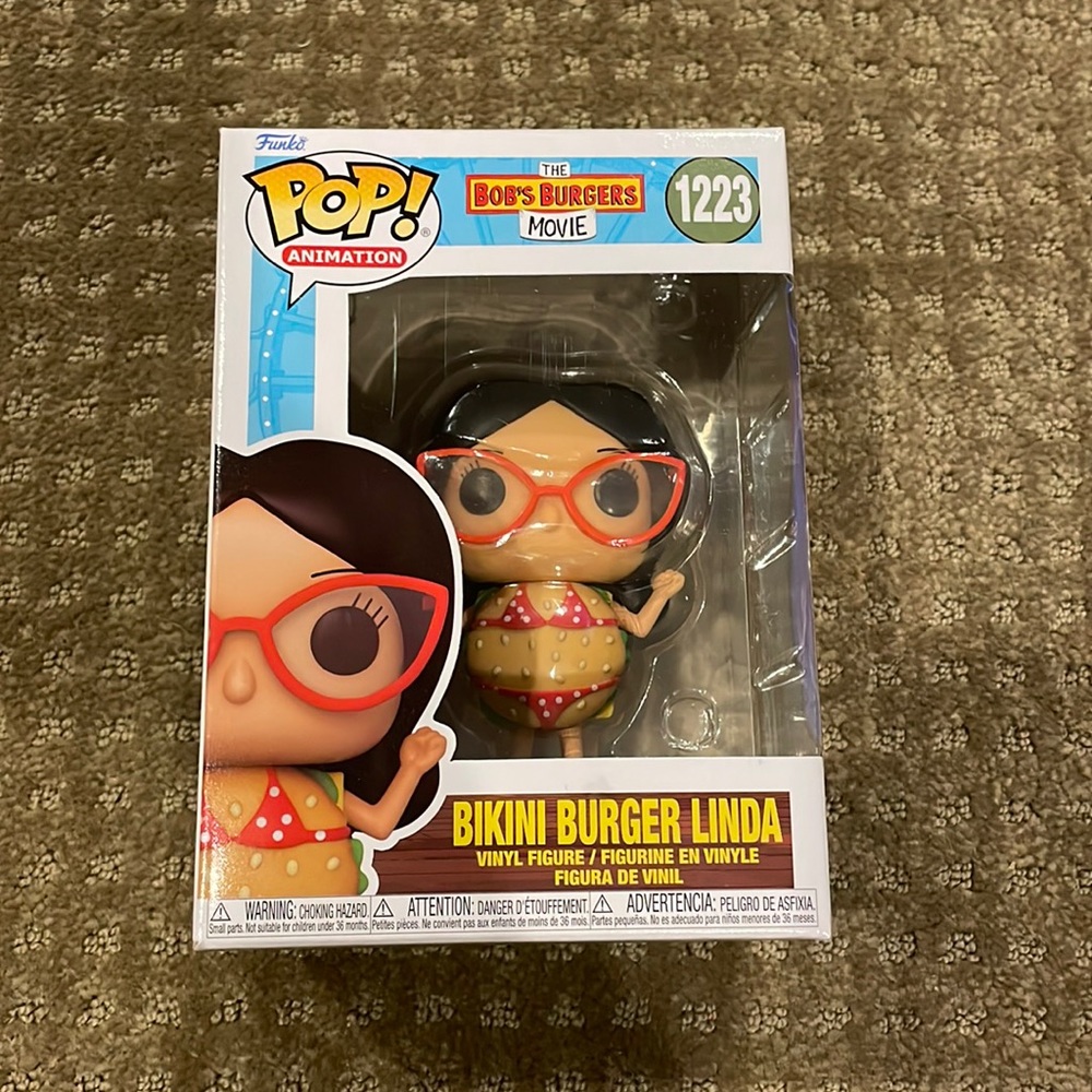 Bikini burger Linda pop vinyl